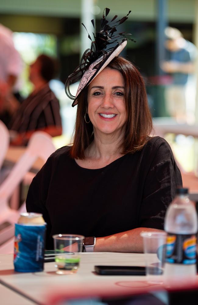 Julie Debrincat at the 2024 Darwin Cup Carnival Derby Day. Picture: Pema Tamang Pakhrin