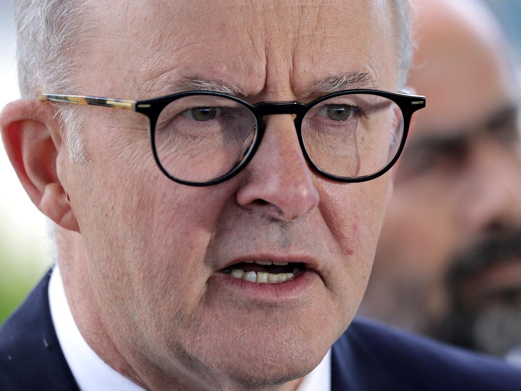 Labor leader Anthony Albanese used being acting Prime Minister as an example of his experience. Picture: Toby Zerna