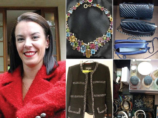 Photographs have been released revealing Melissa Caddick's luxury goods.