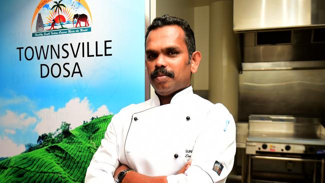 Townsville Dosa Co-owner Sunil Prasad served 250 customers for lunch on Boxing Day.