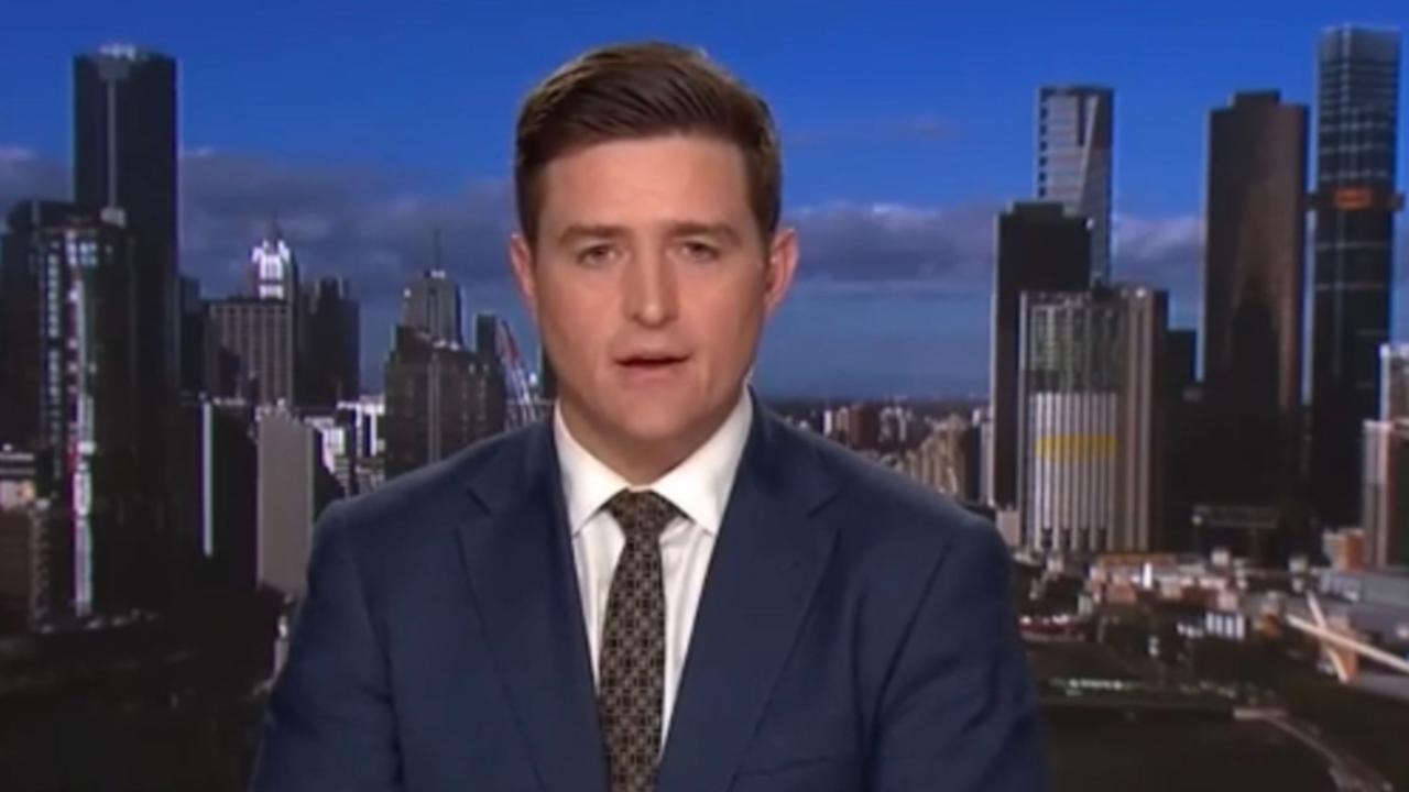 Seb Costello appearing on A Current Affair.