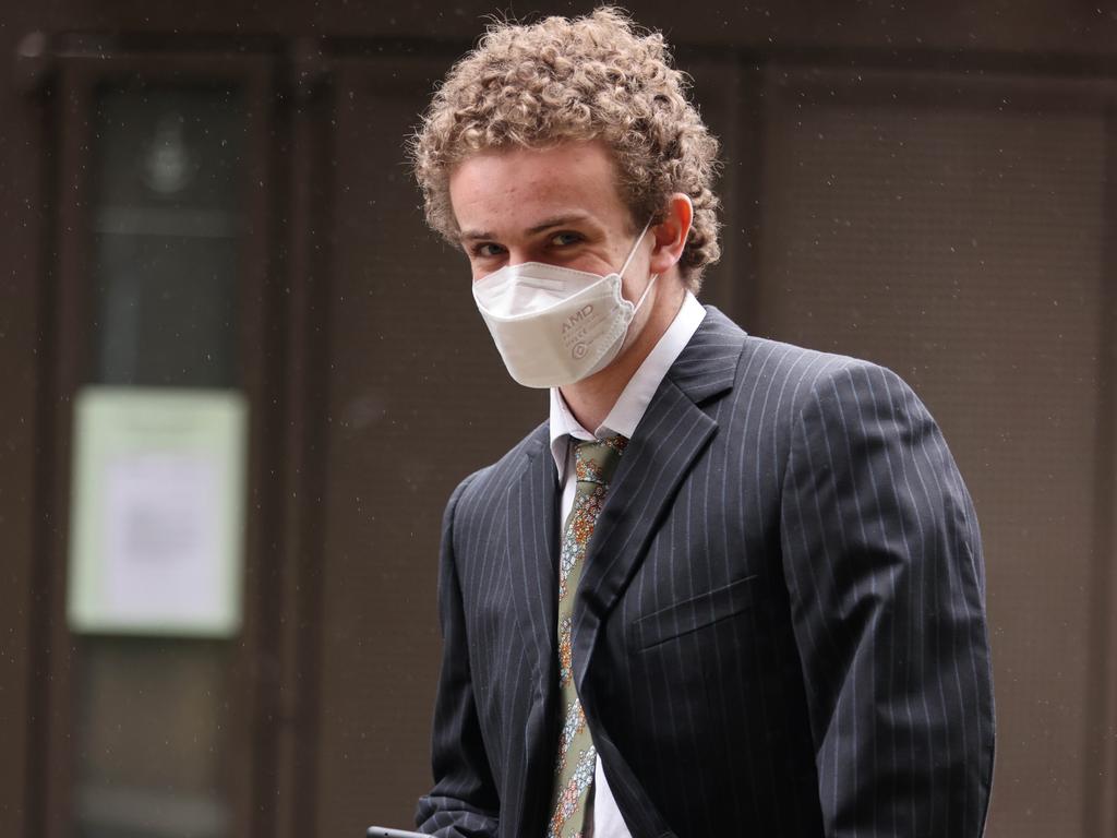 FriendlyJordies' producer Kristo Langker pictured outside Downing Centre Court in October. Picture: NCA NewsWire / Damian Shaw