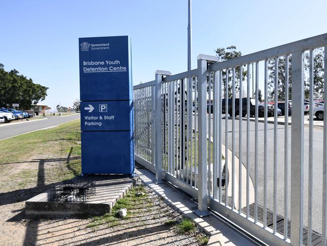 BRISBANE, AUSTRALIA, NewsWire Photos AUGUST 20, 2020 The entrance to the Brisbane Youth Detention Centre. The centre is in lockdown after a female worker tested positive to COVID-19 after worked five shifts while sick.Picture: NCA NewWire / Dan Peled