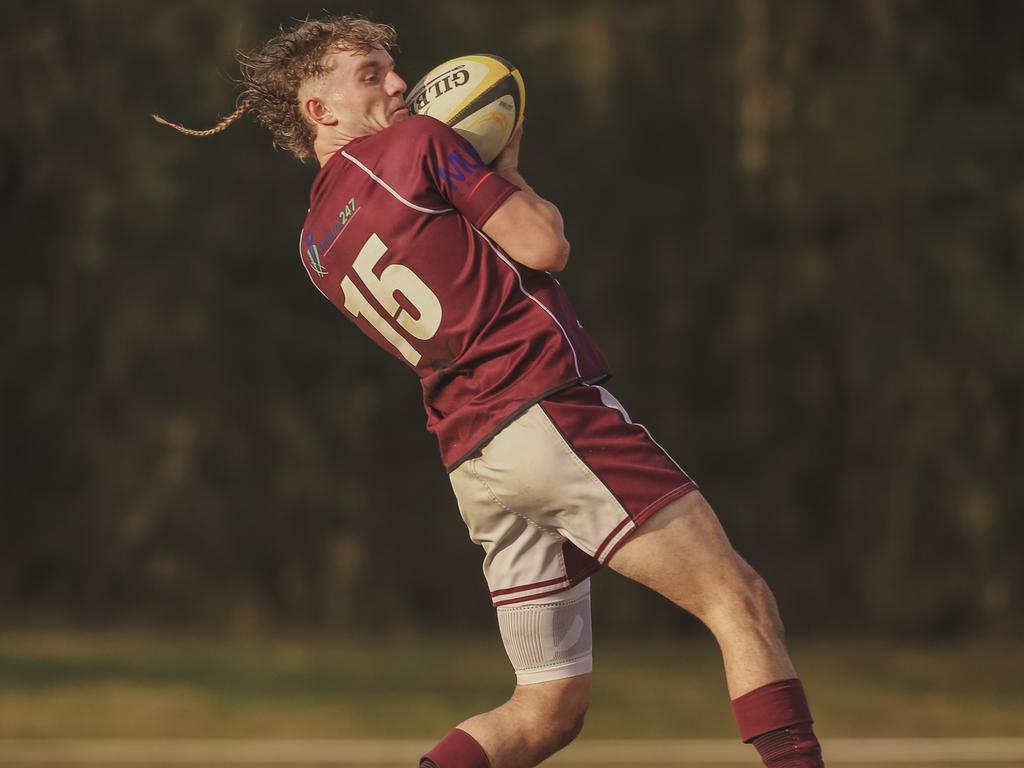 GCDRU major semi final between Colleges Knights and Nerang Bulls. Picture: Glenn Campbell