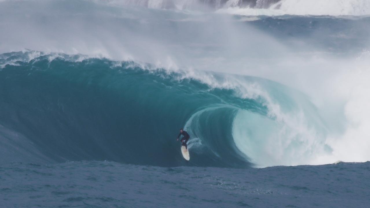 Surfers stoked by big swell