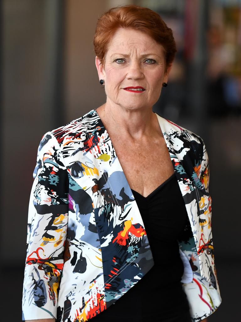 One Nation leader Senator Pauline Hanson is currently meeting with lawyers about the next steps in legal action against the Queensland government. Picture: Dan Peled/AAP