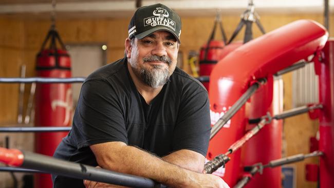 Former champion boxer Jason Lord of Arrernte Community Boxing Academy has real solutions for the problems facing his Alice Springs community. Picture: Kevin Farmer