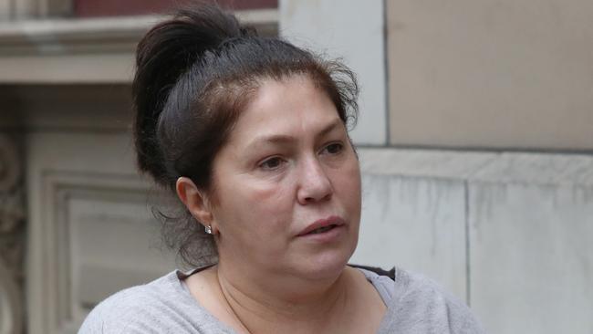 Roberta Williams says she witnessed Lawyer X snortng cocaine with major gangland figures. Picture: David Crosling