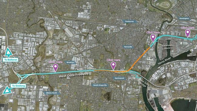 West Gate Tunnel works: Homes to be affected by 24-hour vibration ...