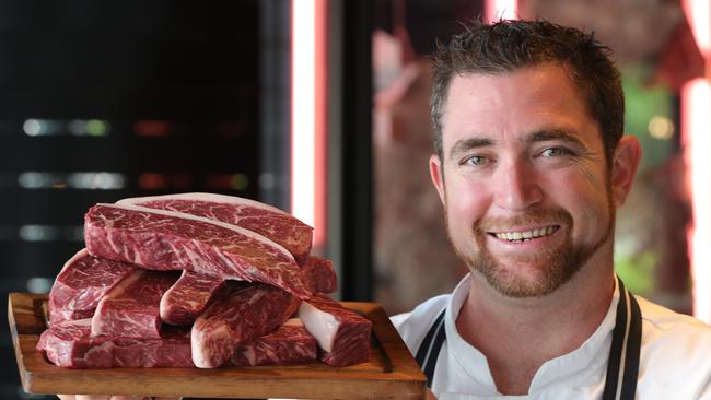 Moo Moos at Broadbeach is selling $20,000 worth of steak. Picture Glenn Hampson