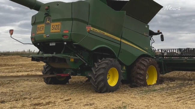 Bogged header