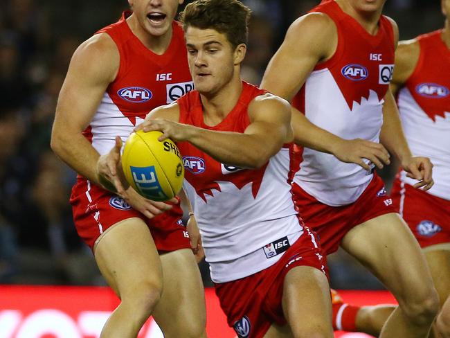 Swan Tom Papley has made an outstanding start to his AFL career. Picture: George Salpigtidis
