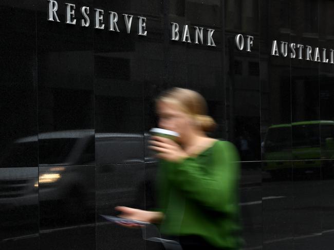 A pedestrian walks past the Reserve Bank of Australia (RBA) building in Sydney, Tuesday, March 3, 2020. The Reserve Bank is expected to cut the cash rate to a new record low 0.5 per cent on Tuesday. (AAP Image/Joel Carrett) NO ARCHIVING