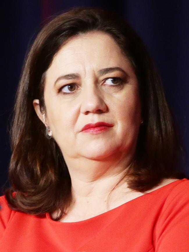 Premier Annastacia Palaszczuk at the Labor state conference at the weekend. Picture: Ric Frearson/AAP