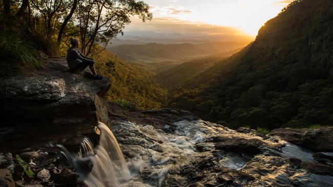 The stunning Morans Falls at Lamington National Park. Picture: @koruptvision