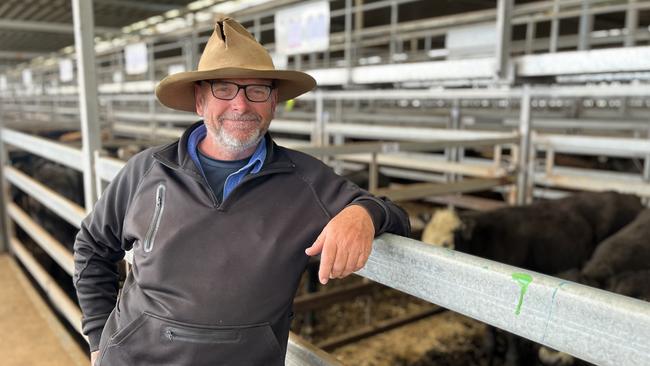 Paul Carkeek from Cudgewa was selling heifers to lighten numbers at the Wodonga store cattle sale which sold to a top of $980 or 300c/kg liveweight.