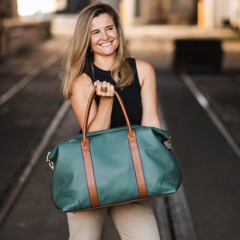 Louenhide Alexis Weekender Bag in Fern Green, The Iconic $129.95