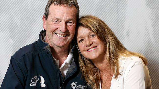 Neale Daniher and his wife Jan. Picture: Ian Currie