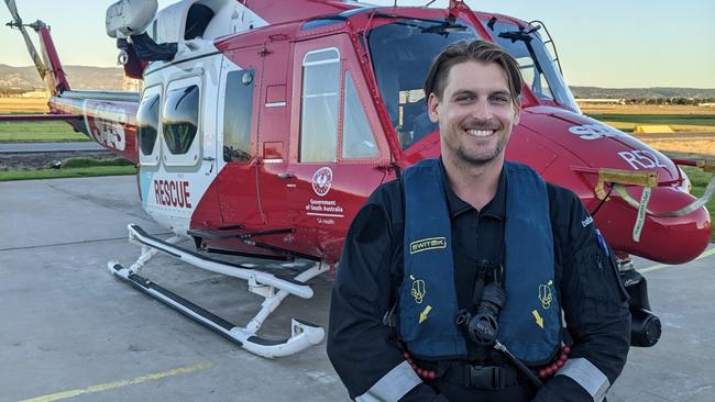 : Australian Helicopters rescue crew officer Dominic Hodalin for Careers page 22.4.23Pic: supplied