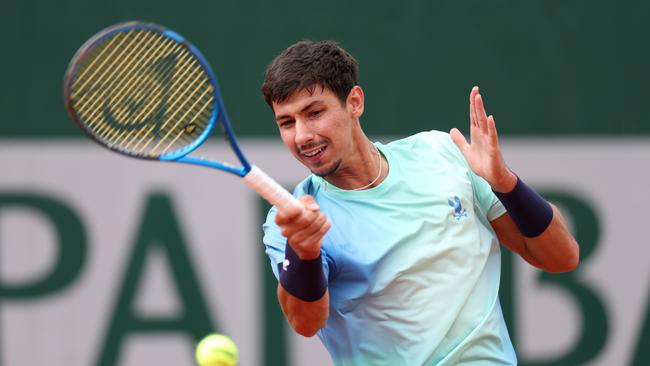 Alexei Popyrin is confident of a deep run at the French Open. Picture: Adam Pretty/Getty Images