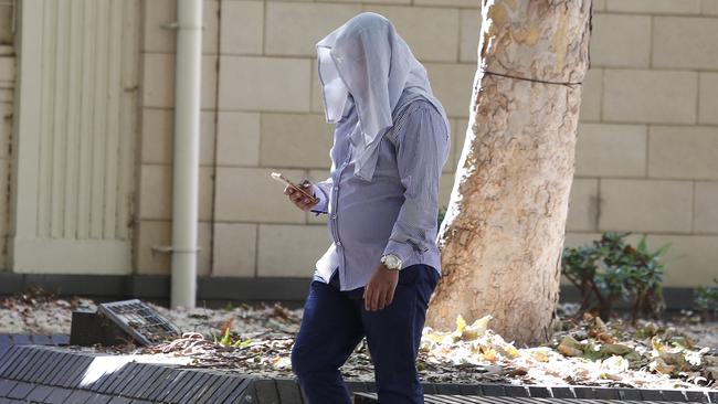 Abraham Zreika outside Parramatta Local Court. Picture: Robert Pozo