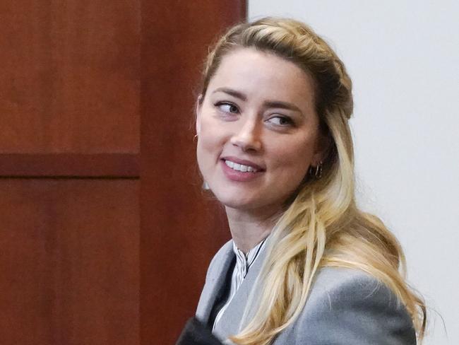 Amber Heard is now a mother of three. Picture: AP