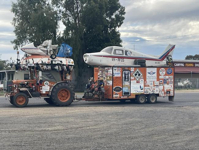 Sam the Travelling Jackaroo's impressive ride at Goondiwindi this week (Photo: Facebook/ Goondiwindi Holiday Park)