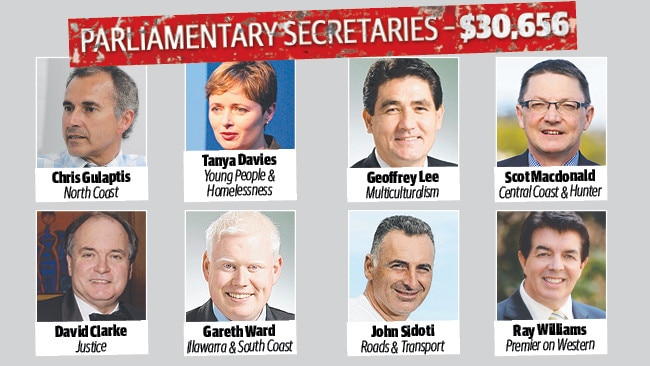 Parliamentary secretaries