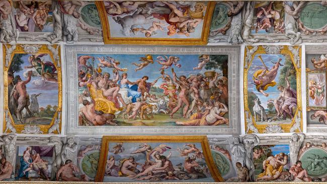 the ceiling was a game changer for baroque art. Annibale Carracci, whose Volta della Galleria Farnese dopo il restauro del (above) was one artist inspired by the idea