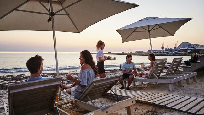 Sunset at Bathers Beach House.