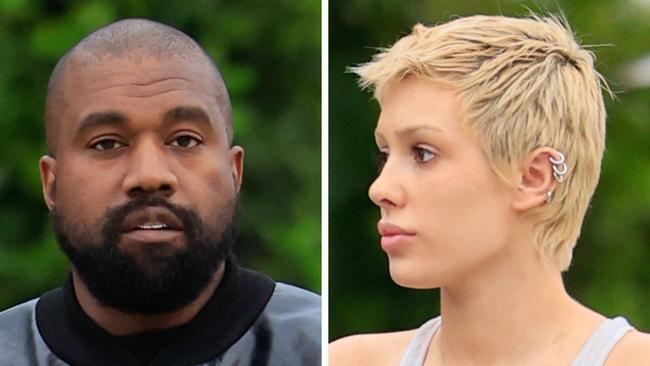 Kanye West and Bianca Censori.