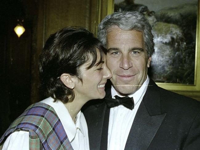 (FILES) In this file evidence photo taken on September 28, 2021, from the US District Court for the Southern District of New York shows British socialite Ghislaine Maxwell and US financier Jeffrey Epstein. - Ghislaine Maxwell was sentenced to 20 years in prison by a US judge on June 28, 2022, for helping the late disgraced financier Jeffrey Epstein sexually abuse girls. The term, handed down in the Manhattan federal court, means the 60-year-old former socialite will spend much of the rest of her life in jail. (Photo by Handout / US District Court for the Southern District of New York / AFP) / RESTRICTED TO EDITORIAL USE - MANDATORY CREDIT "AFP PHOTO / US District Court for the Southern District of New York" - NO MARKETING - NO ADVERTISING CAMPAIGNS - DISTRIBUTED AS A SERVICE TO CLIENTS