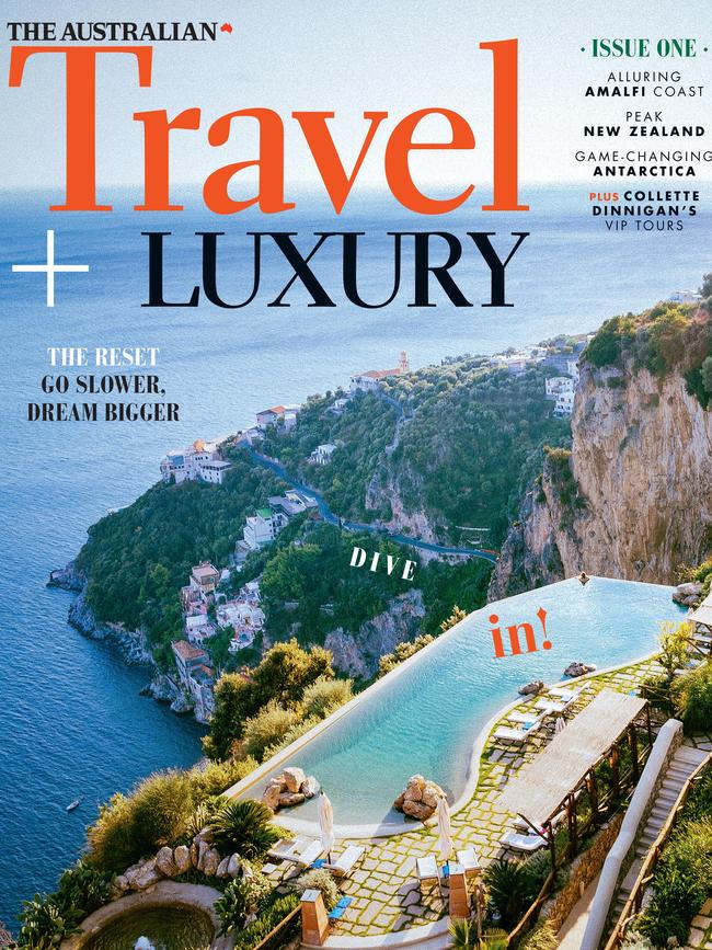 Cover of the new Travel + Luxury magazine.