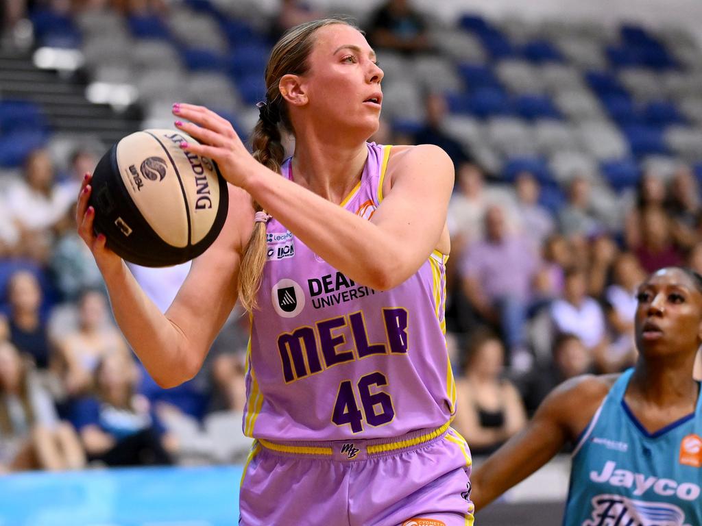 Sara Blicavs has been ruled out for the rest of the WNBL finals. Picture: Getty Images