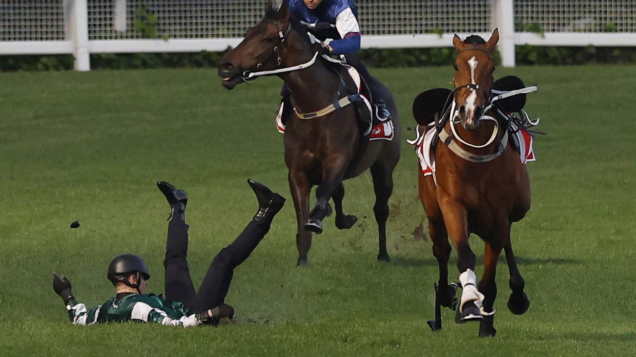 James McDonald came out of the tumble off Via Sistina in perfect health Picture: Michael Klein