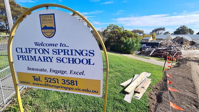 Clifton Springs Primary School is undergoing a massive redevelopment. Picture: Alison Wynd