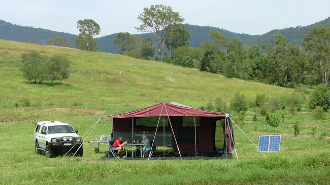 Moreton Bay man Andrew Phillip Armstrong gang attacked an Eagleby campsite manager. - Generic pic of people camping.