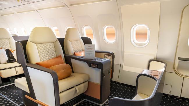 Inside the new Captain's Choice private jet.