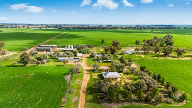 Scott Blurton is selling the 858ha Windarra property north of Moama.