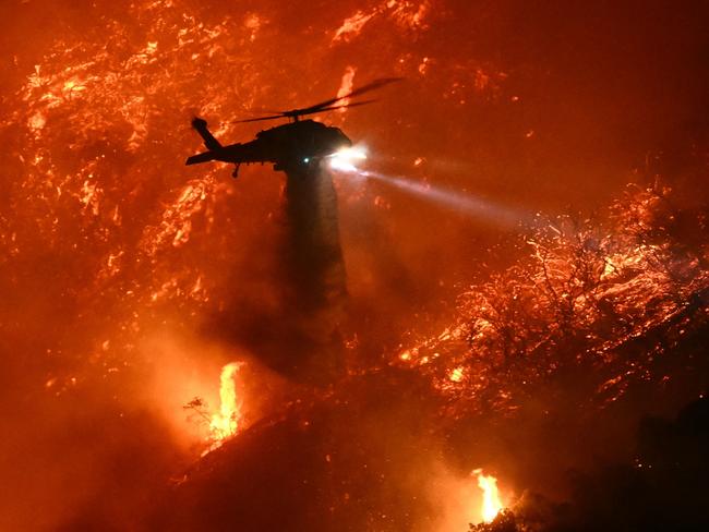 The Rams’ victory was a boost for their city, suffering one of the worst fires in history. Picture: \ Patrick T. Fallon / AFP