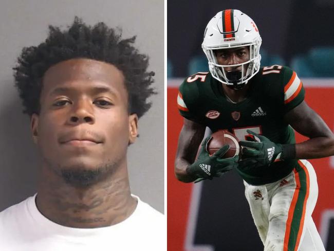 The former college player has been charged with murder. Photo: Getty Images