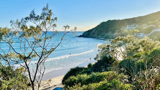 Wategos Beach at Byron Bay.