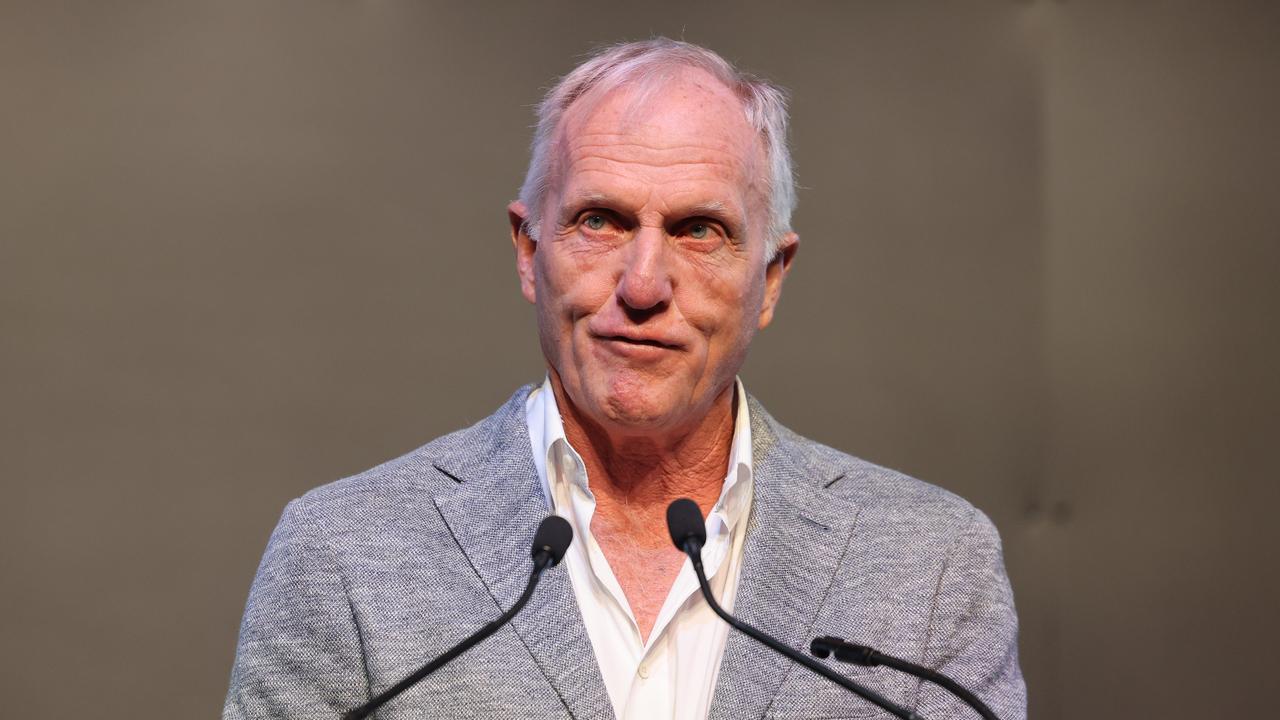 Greg Norman concedes he may never be welcomed back. Picture: NCA NewsWire/David Mariuz