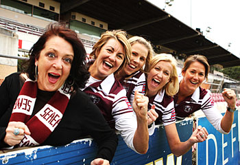 The Manly Sea Eagles' Angels ... are gearing up for a fierce NRL finals showdown against the South Sydney Rabbitohs on Saturday night.