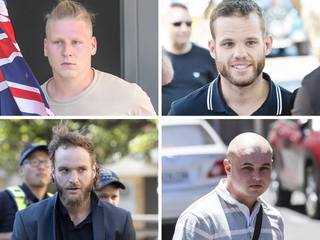 The alleged leader of an Australian neo-Nazi group has fronted court in a combative mood, hitting out at the police, journalists, the court system and what he called “political persecution”.