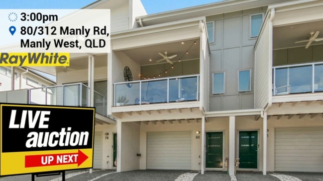 Replay: Brisbane house auctions - 80/312 Manly Rd, Manly West