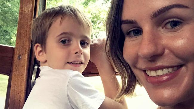 Kelly, with her son Alfie, has pleaded for schools to stop airbrushing children after claiming her sons school portraits were heavily photoshopped. Picture: Caters News