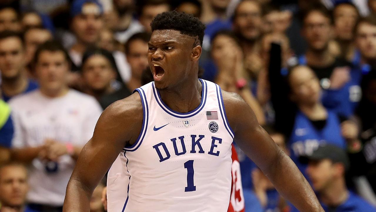 Zion Williamson charge, like being hit by a Jeep, Duke basketball, NBA ...