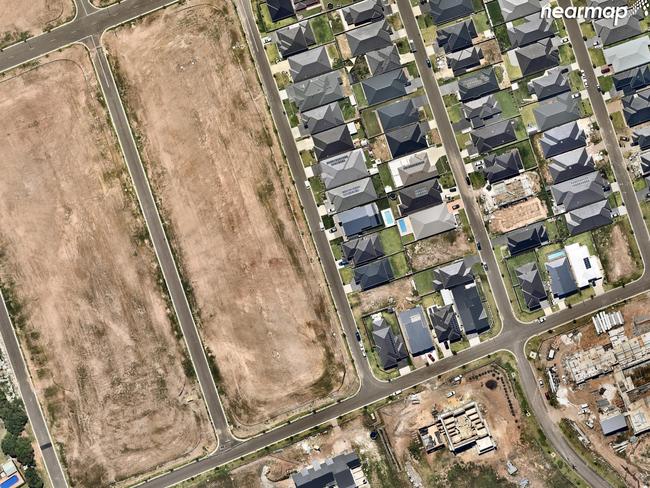 View of the same site taken in February 2016. Picture: Nearmap