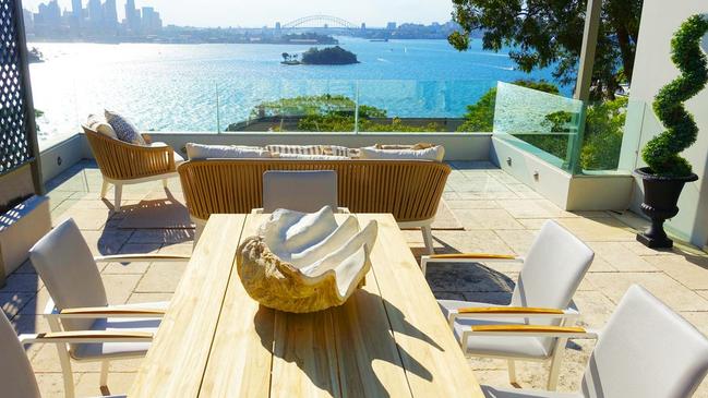 Car collector and property developer Tony Denny has listed at Point Piper. Picture: realestate.com.au